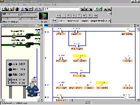 Allen Bradley PLC Training Bundle RSLogix & LogixPro Simulator sample page with technical illustrations