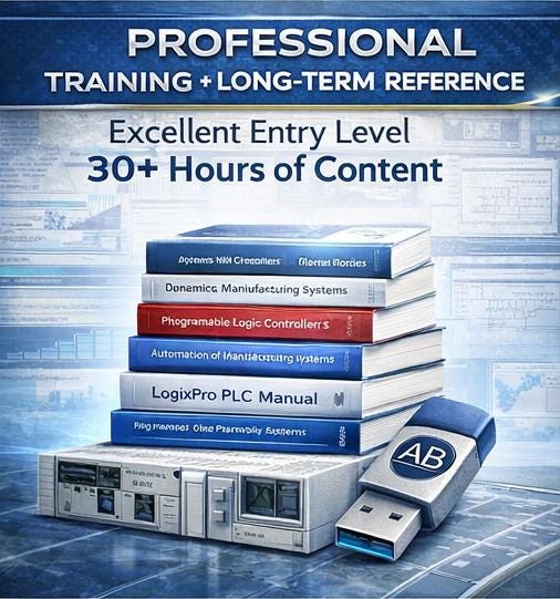 Allen Bradley PLC Training Bundle RSLogix & LogixPro Simulator sample page from service manual