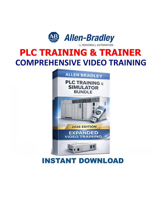 Allen Bradley PLC Training Bundle RSLogix & LogixPro Simulator 2026 - Service Manual PDF Instant Download