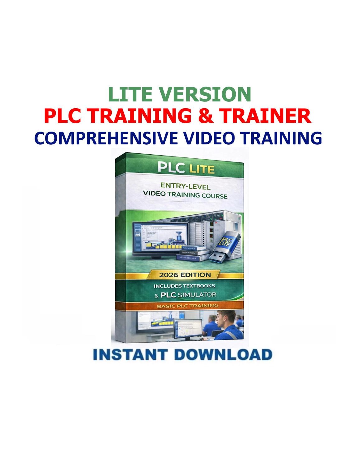 PLC Training LITE Course 2026 - Service Manual PDF Instant Download