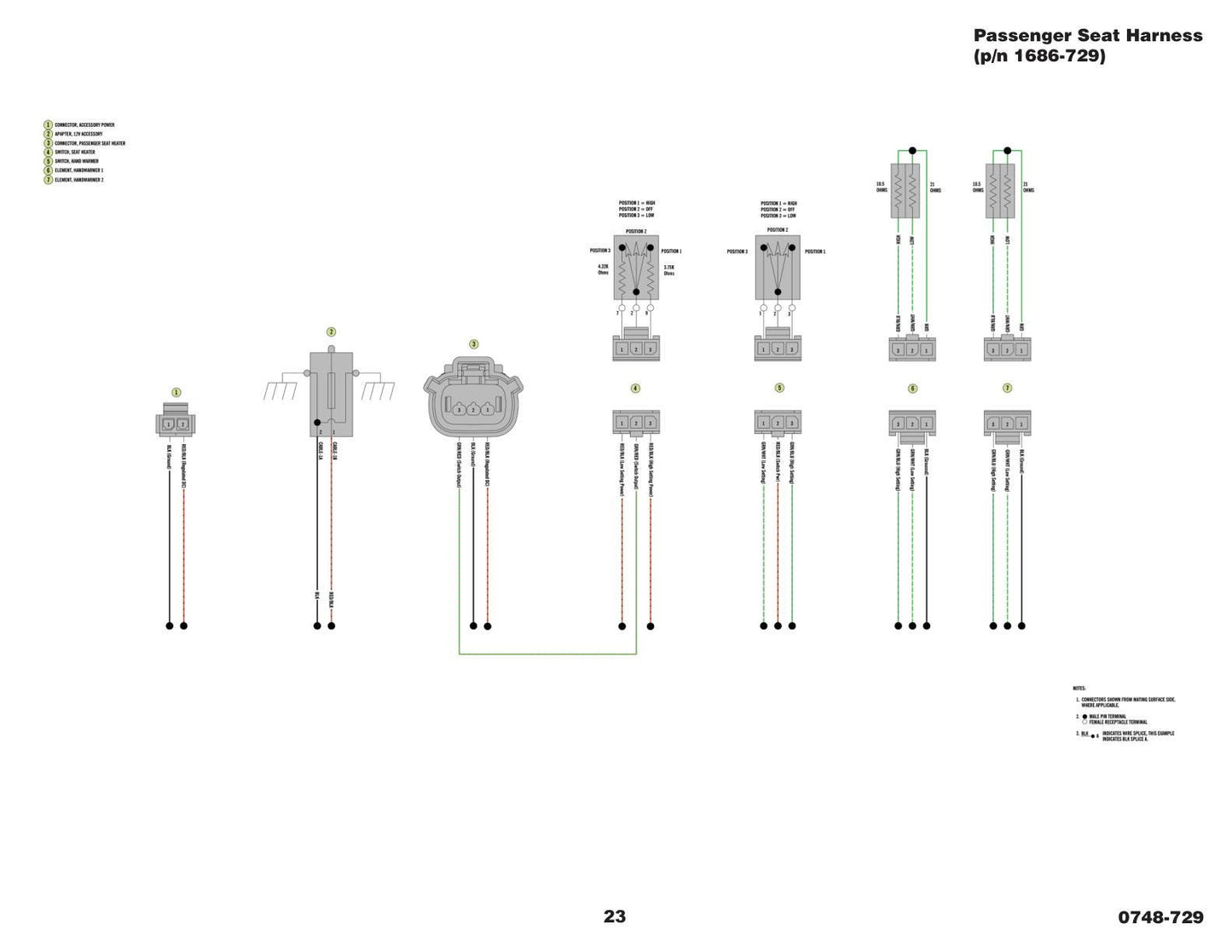 Arctic Cat Snowmobile Wiring Diagrams sample page showing repair procedures