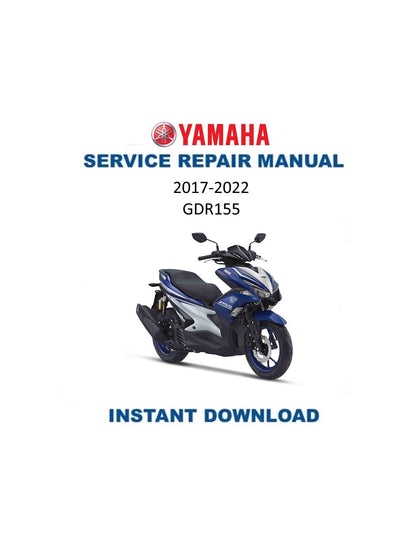 Yamaha GDR155 NVX 155 Scooter Service Manual 2017-2022 - Service Manual PDF Instant Download