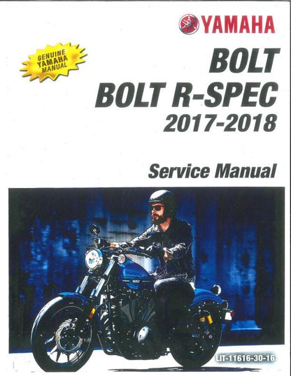 Yamaha Bolt R-Spec Motorcycle Service Manual factory service manual title page