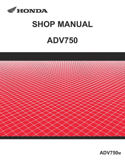 Honda ADV 750 Scooter Service Manual factory service manual title page