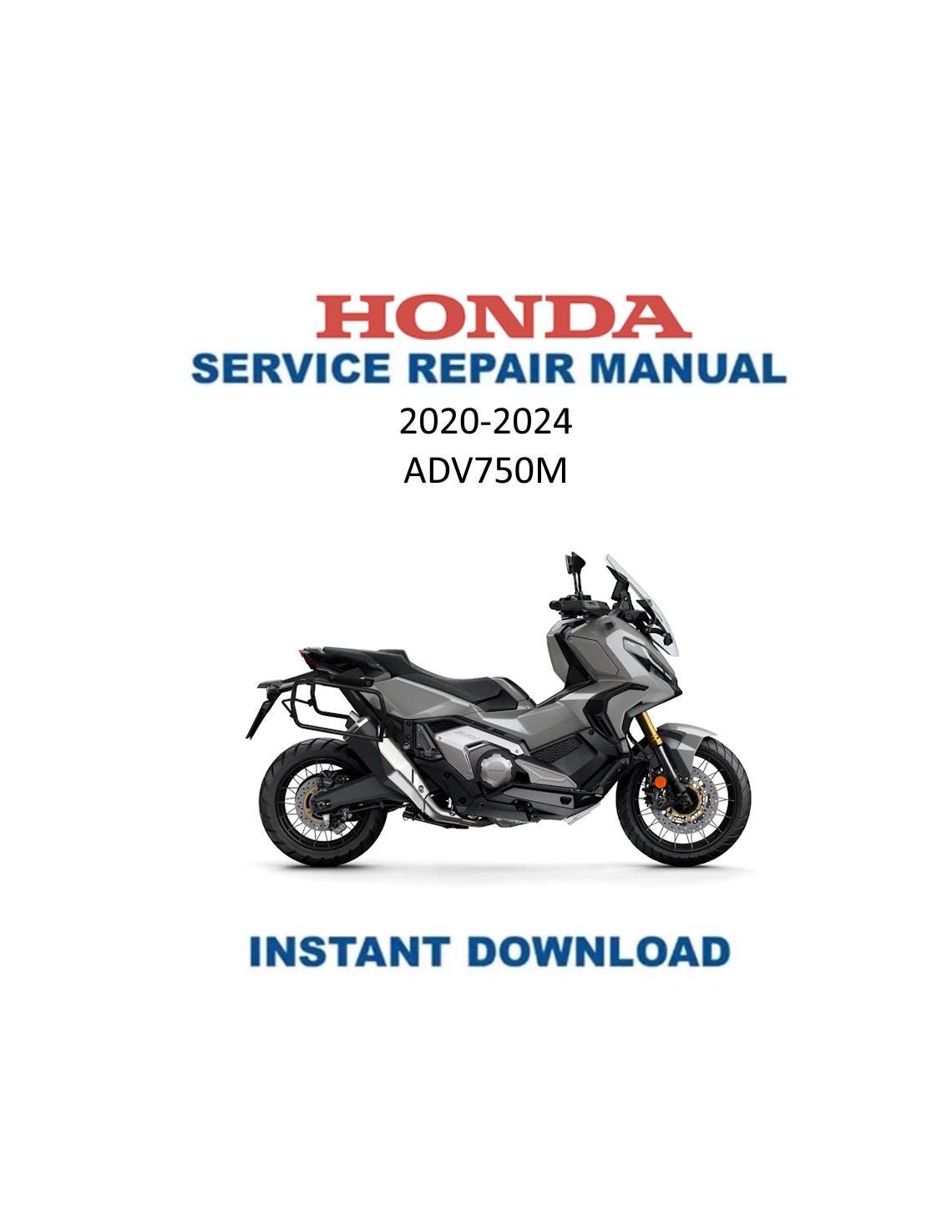 Honda ADV 750 Scooter Service Manual 2020-2024 - Service Manual PDF Instant Download