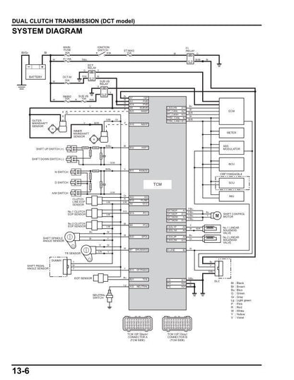 Honda Africa Twin CRF1100 Motorcycle Service Manual sample page from the repair manual
