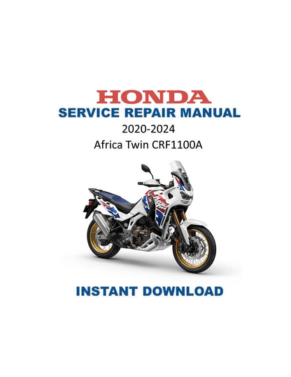 Honda Africa Twin CRF1100 Motorcycle Service Manual 2020-2024 - Service Manual PDF Instant Download