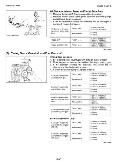 Kubota KX121-3 KX161-3 Excavator Service Manual table of contents