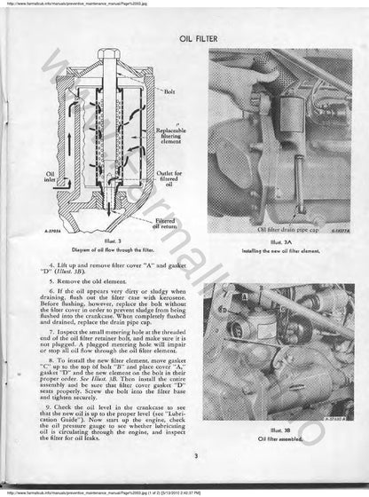 Farmall Cub 140 240 340 Tractor Service Manual - sample page 6