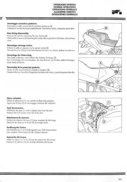 Ducati Supersport 750 900 Motorcycle Service Manual sample page from service manual