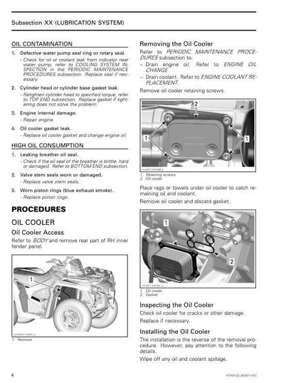 Can Am Renegade 570 650 850 1000R Service Manual factory service manual title page