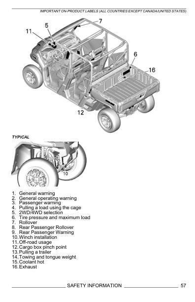 Can Am Defender 650 1000 HD7 HD9 Service Manual sample page with technical illustrations