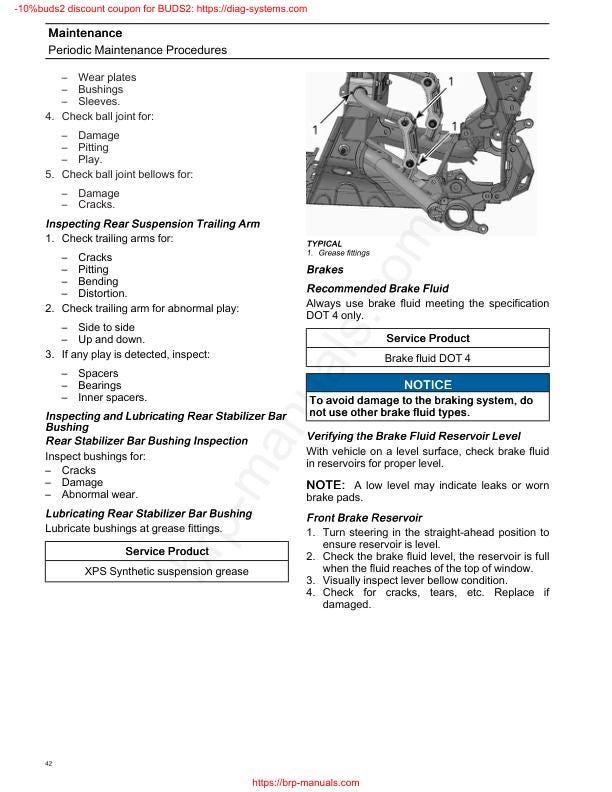 Can Am Renegade Outlander 650 1000 Service Manual factory service manual title page