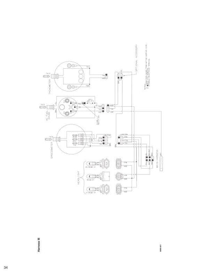 Arctic Cat Snowmobile Wiring Diagrams sample page with service data and tables