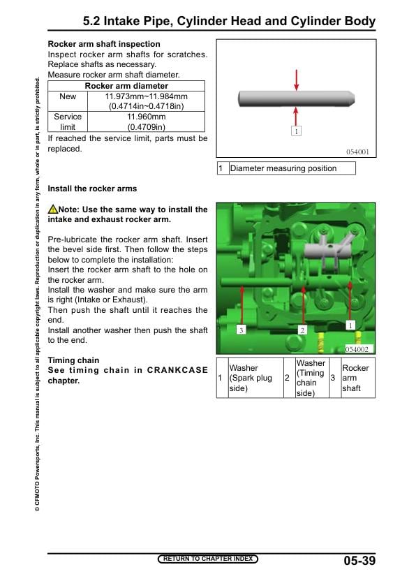CFMOTO CFORCE 1000 Service Repair Manual sample page showing repair procedures