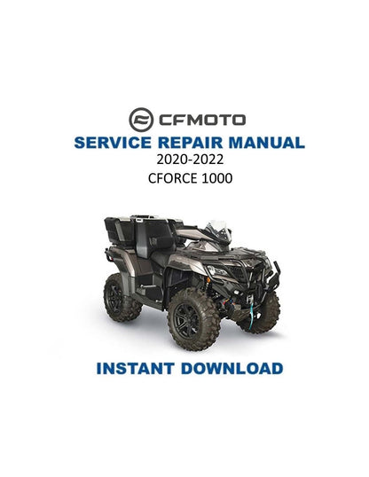 CFMOTO CFORCE 1000 Service Repair Manual 2020-2022 - Service Manual PDF Instant Download