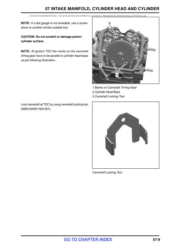 CFMOTO CFORCE CF800-2 Service Repair Manual sample page from the repair manual