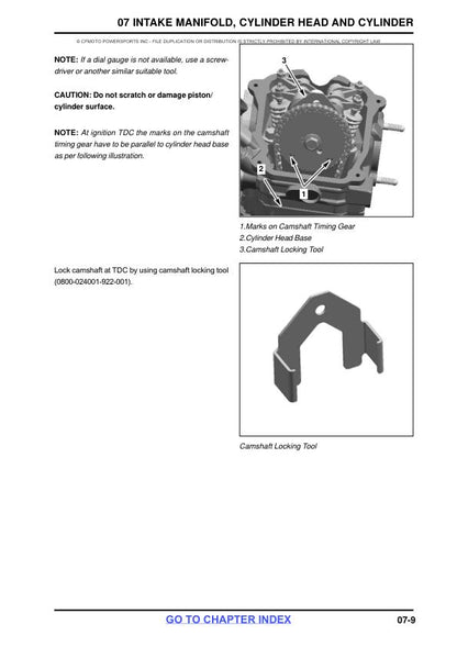 CFMOTO CFORCE CF800-2 Service Repair Manual sample page from the repair manual