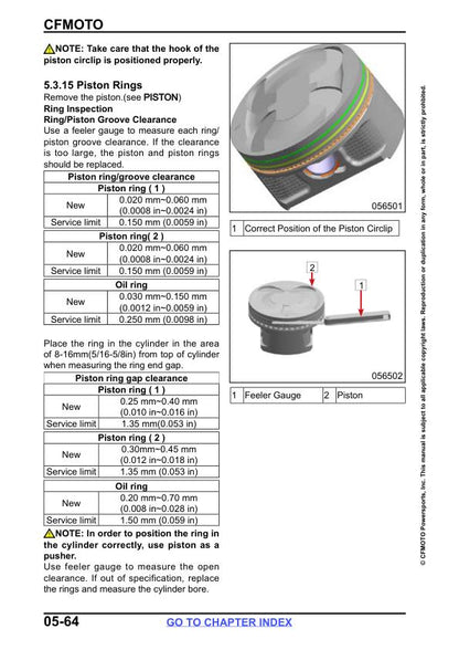 CFMOTO CFORCE 1000 Service Repair Manual sample page with technical illustrations