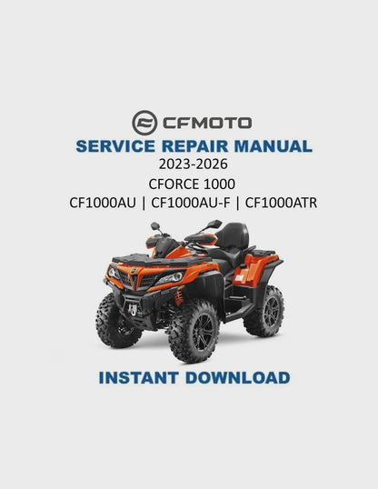 CFMOTO CFORCE 1000 Service Repair Manual - Service Manual PDF Instant Download