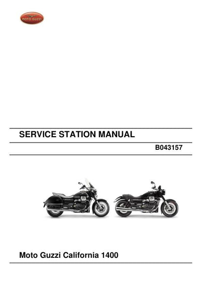 Moto Guzzi California 1400 Motorcycle Service Manual factory service manual title page