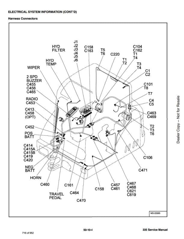 Bobcat 335 Compact Excavator Service Manual sample page with technical illustrations