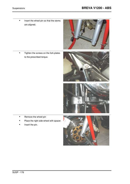 Moto Guzzi Breva 1200 | 1200 ABS Motorcycle Service Manual | 2013-2016 - sample page 9