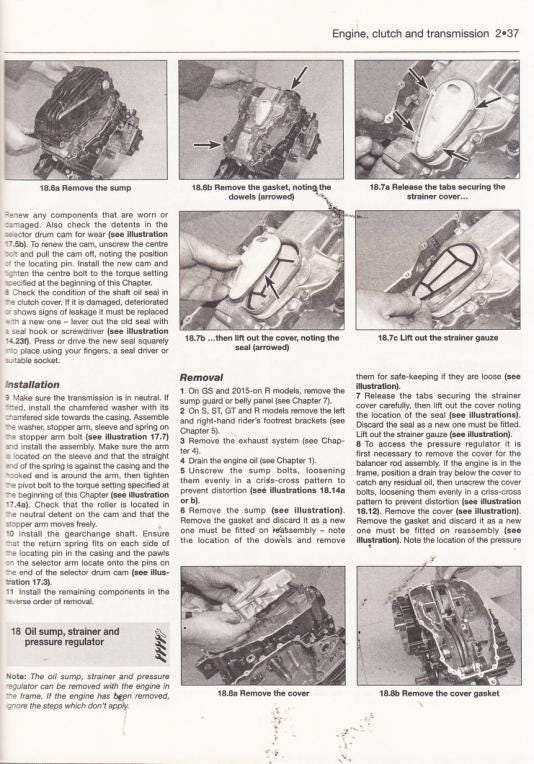 BMW F800 Twin K70 K71 K72 K73 K75 Service Manual sample page from the repair manual