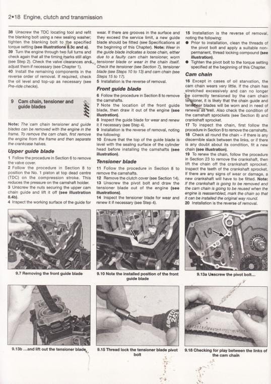 BMW F800 Twin K70 K71 K72 K73 K75 Service Manual sample page with technical illustrations