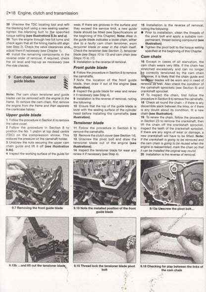 BMW F800 Twin K70 K71 K72 K73 K75 Service Manual sample page with technical illustrations