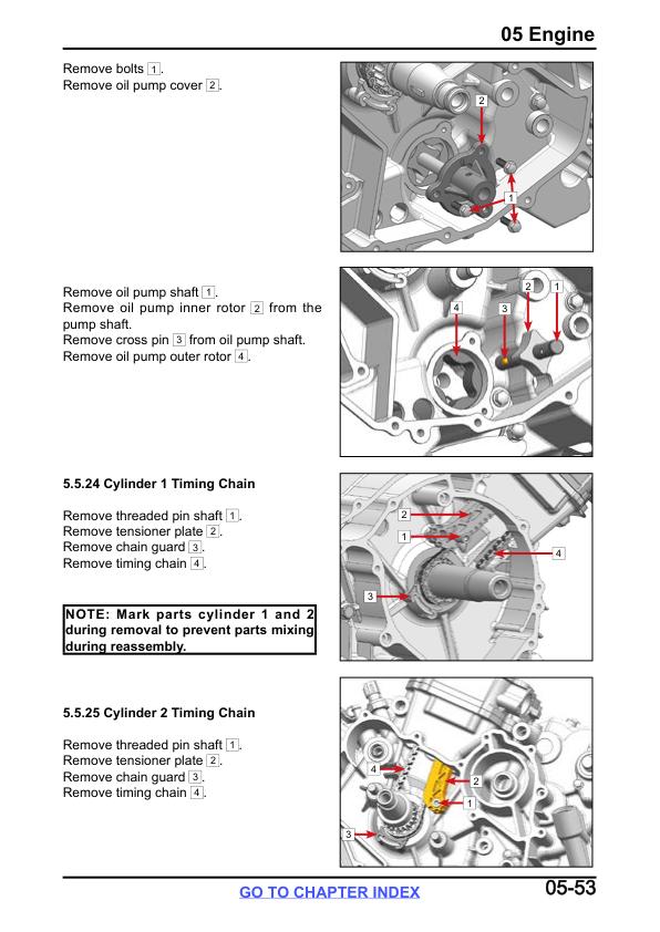 CFMOTO ZFORCE 800 Trail Service Repair Manual sample page showing repair procedures