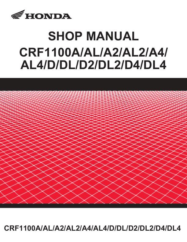 Honda Africa Twin CRF1100 Motorcycle Service Manual factory service manual title page
