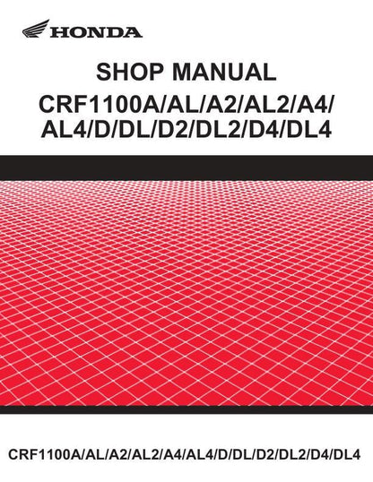 Honda Africa Twin CRF1100 Motorcycle Service Manual factory service manual title page