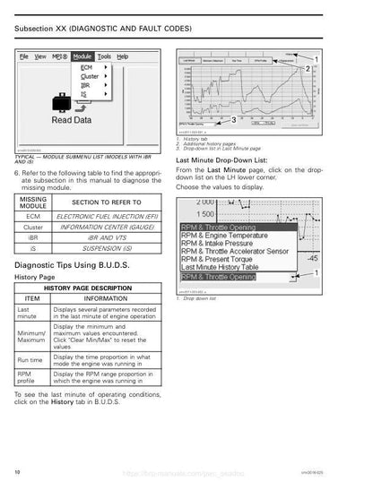 Seadoo GTX RXP RXT Wake Service Manual sample page showing repair procedures