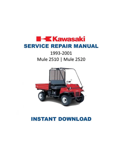 Kawasaki Mule 2510 2520 Service Manual 1993-2003 - Service Manual PDF Instant Download