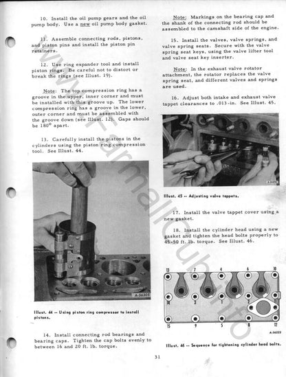 Farmall Cub 140 240 340 Tractor Service Manual - sample page 8