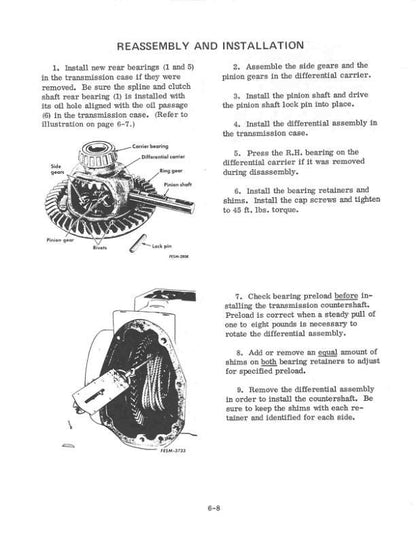Farmall Cub 140 240 340 Tractor Service Manual - sample page 3