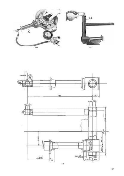 Moto Guzzi V7 Sport 750 850 Motorcycle Service Manual sample page with diagrams and specifications