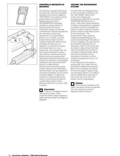 Ducati Monster 600 750 Motorcycle Service Manual sample page from the repair manual