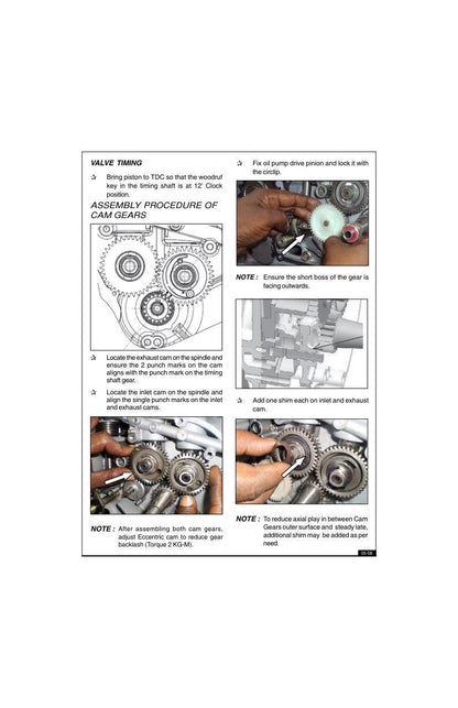 Royal Enfield Bullet Classic Electra EFI Service Manual sample page with technical illustrations