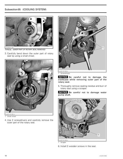 Can Am Outlander Renegade XMR 650 1000 Service Manual sample page with diagrams and specifications