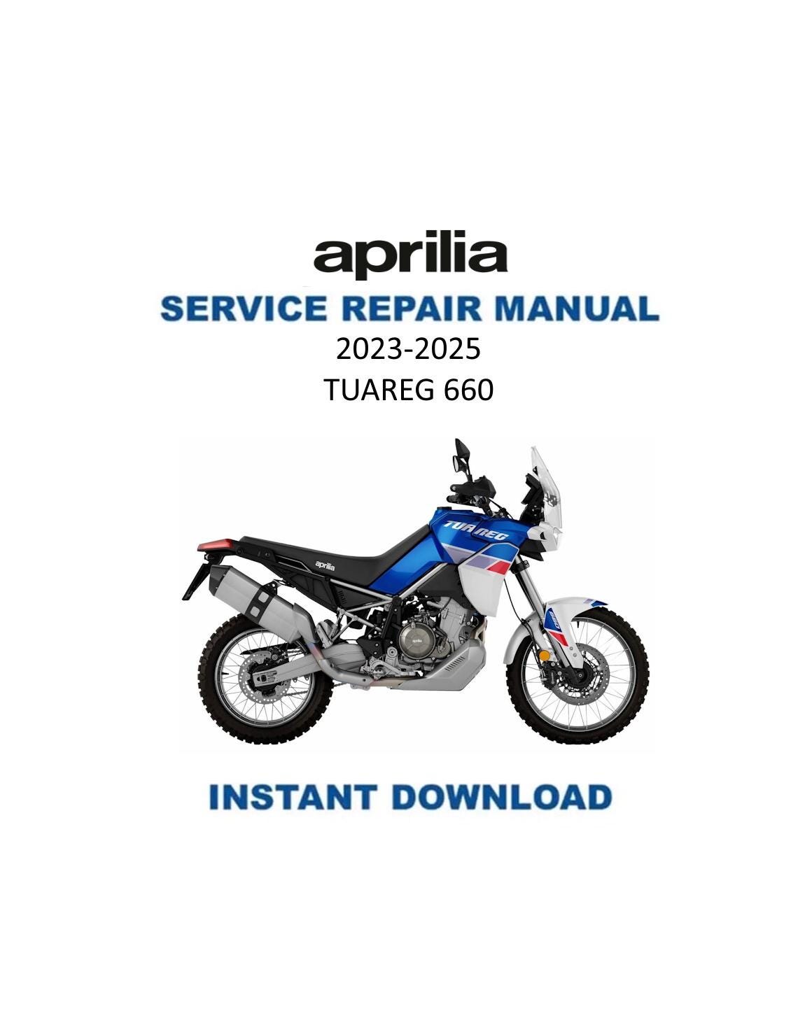 Aprilia Tuareg 660 Service Manual 2023-2025 - Service Manual PDF Instant Download