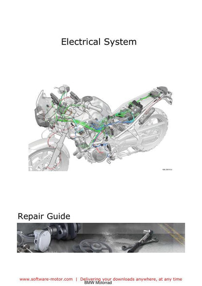 BMW F750 GS K80 Motorcycle Service Manual sample page with service data and tables