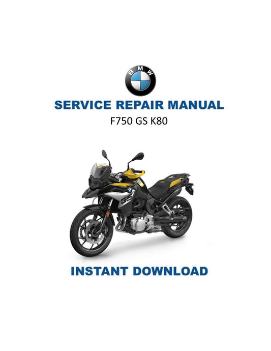 BMW F750 GS K80 Motorcycle Service Manual - Service Manual PDF Instant Download