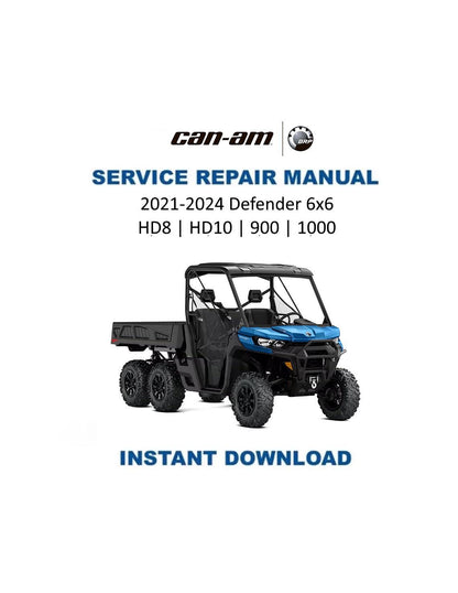 Can Am Defender 900 1000 HD5 HD8 HD10 Service Manual 2021-2023 - Service Manual PDF Instant Download