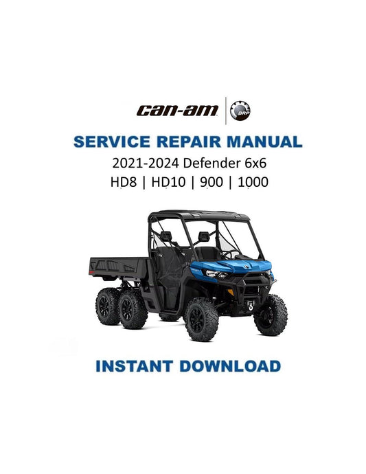Can Am Defender 900 1000 HD5 HD8 HD10 Service Manual 2021-2023 - Service Manual PDF Instant Download