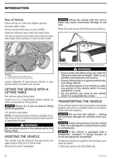 Can Am Defender PRO 900 1000 HD5 HD8 HD10 Service Manual factory service manual title page