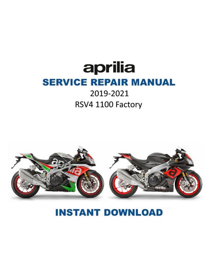Aprilia RSV4 1100 Factory Service Manual - Service Manual PDF Instant Download