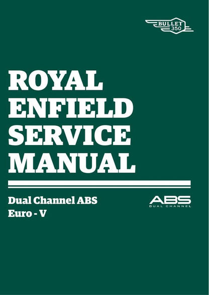 Royal Enfield Bullet 350 Motorcycle Service Manual factory service manual title page