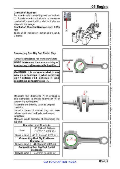 CFMOTO CFORCE 400 450 500 Service Repair Manual sample page from service manual